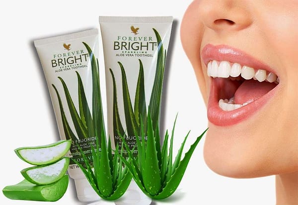 Forever bright tooth gel fluoride free natural toothpaste Forever Living Products