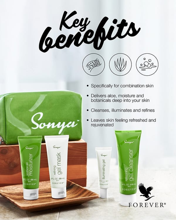 Sonya skincare key benefits - Forever Living Products